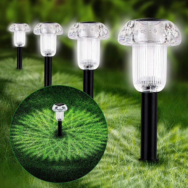 Solar Landscape Lights LED Outdoor Garden Pathway Yard Lawn Art Lamp Waterproof Energy Efficient 10