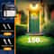 LED Solar Power Wall Light With Motion Sensor Outdoor Garden Dusk To Dawn Solar Lamp 3