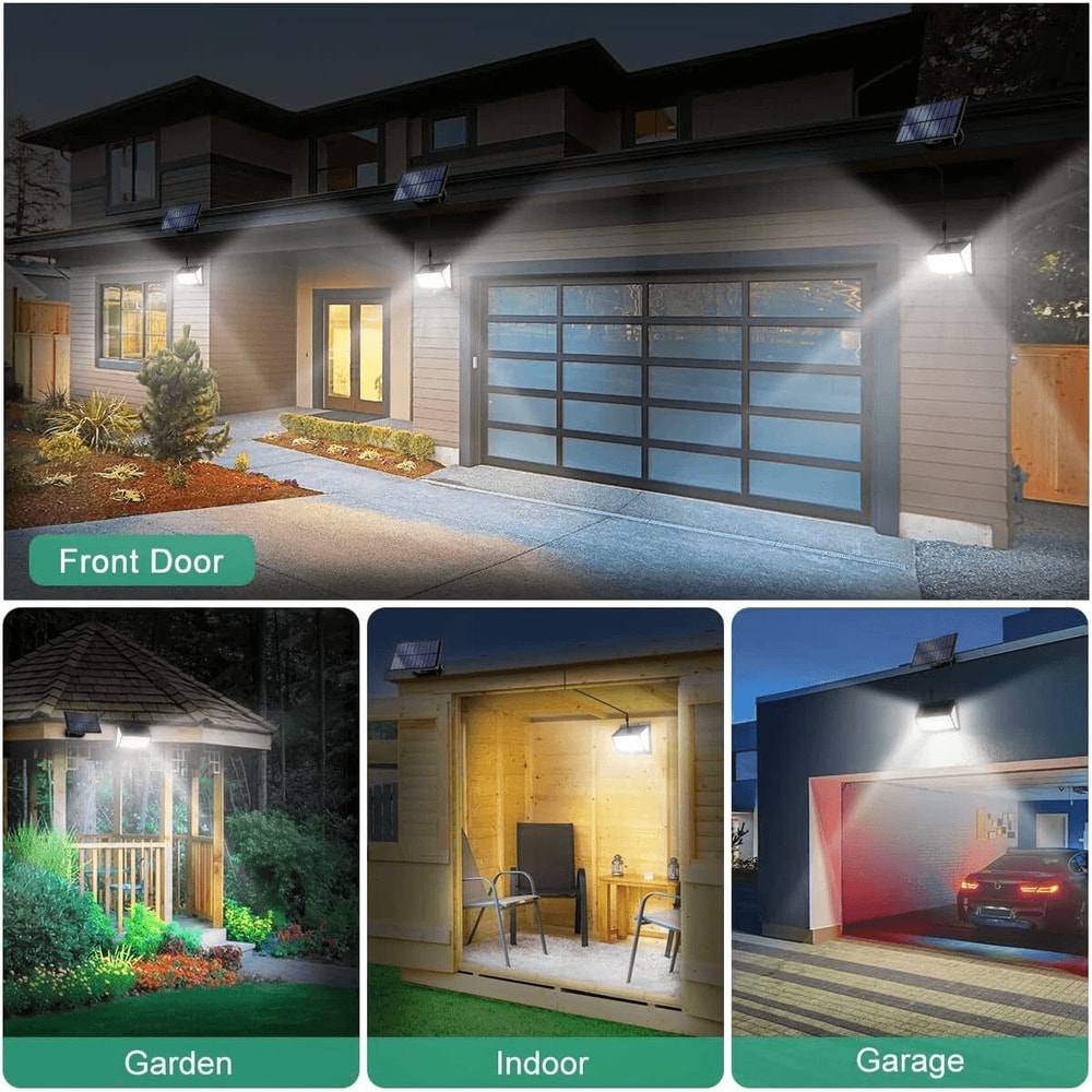 Waterproof LED Solar Motion Sensor Light For Garden Wall With PIR Technology 1