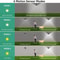 Waterproof LED Solar Motion Sensor Light For Garden Wall With PIR Technology 4