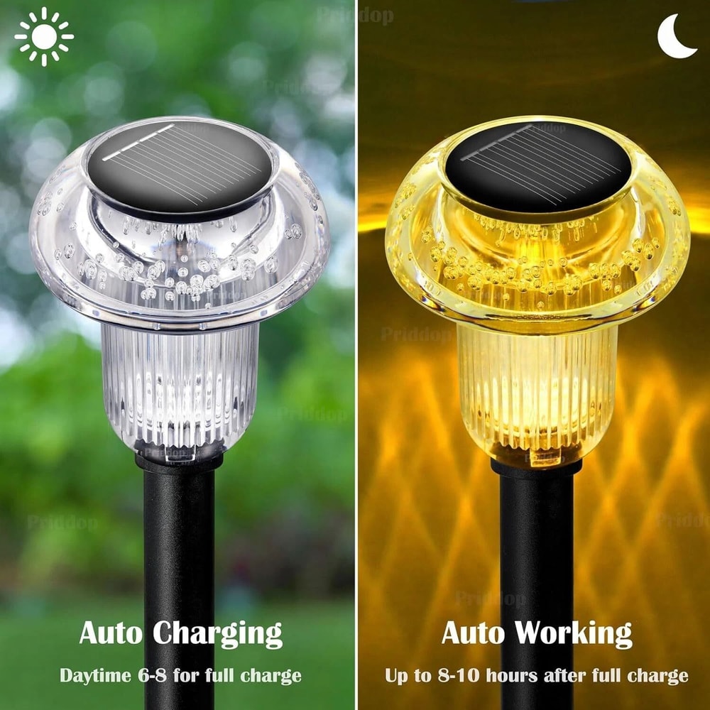 Solar Power Landscape Lights LED Outdoor Garden Yard Pathway Lamps 9