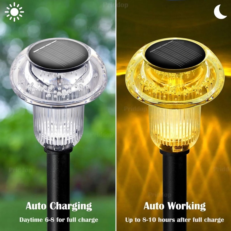 Solar Power Landscape Lights LED Outdoor Garden Yard Pathway Lamps 9