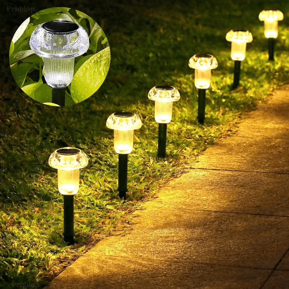 Solar Power Landscape Lights LED Outdoor Garden Yard Pathway Lamps 10