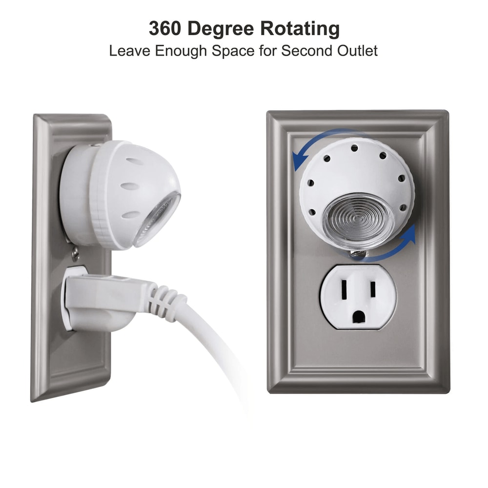 LED Light Sensor Night Light Warm White Bedroom Lights 6