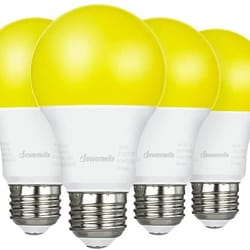 led bug light bulbs outdoor yellow light bulb, e26 base