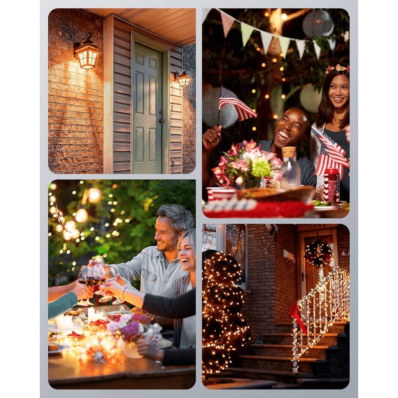 Remote Control Outlet Outdoor Light Switch With Outlets Heavy Duty ACDC Plug For Home Garden 1