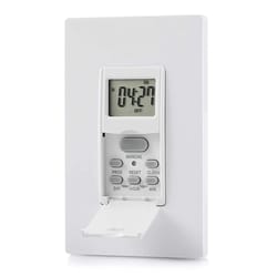 7 day programmable digital in wall timer switch for lights and fans