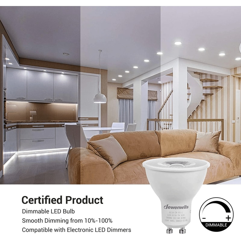 GU10 Dimmable LED Bulbs Daylight 3