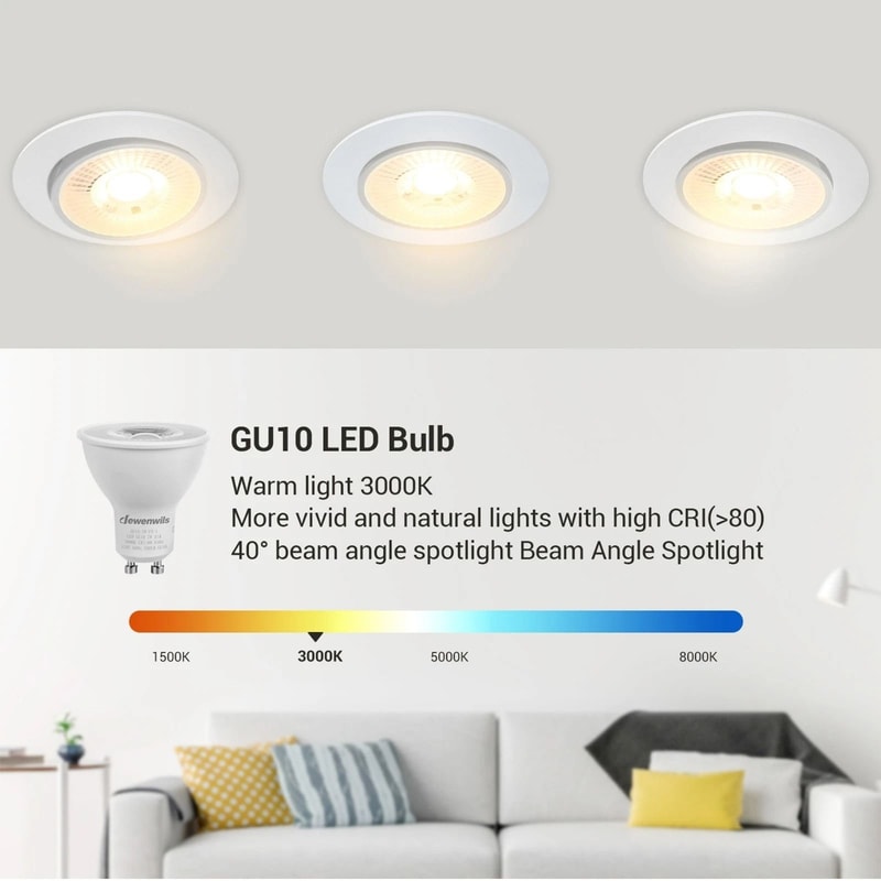 GU10 LED Bulb Dimmable Warm White Track Light Bulb 2