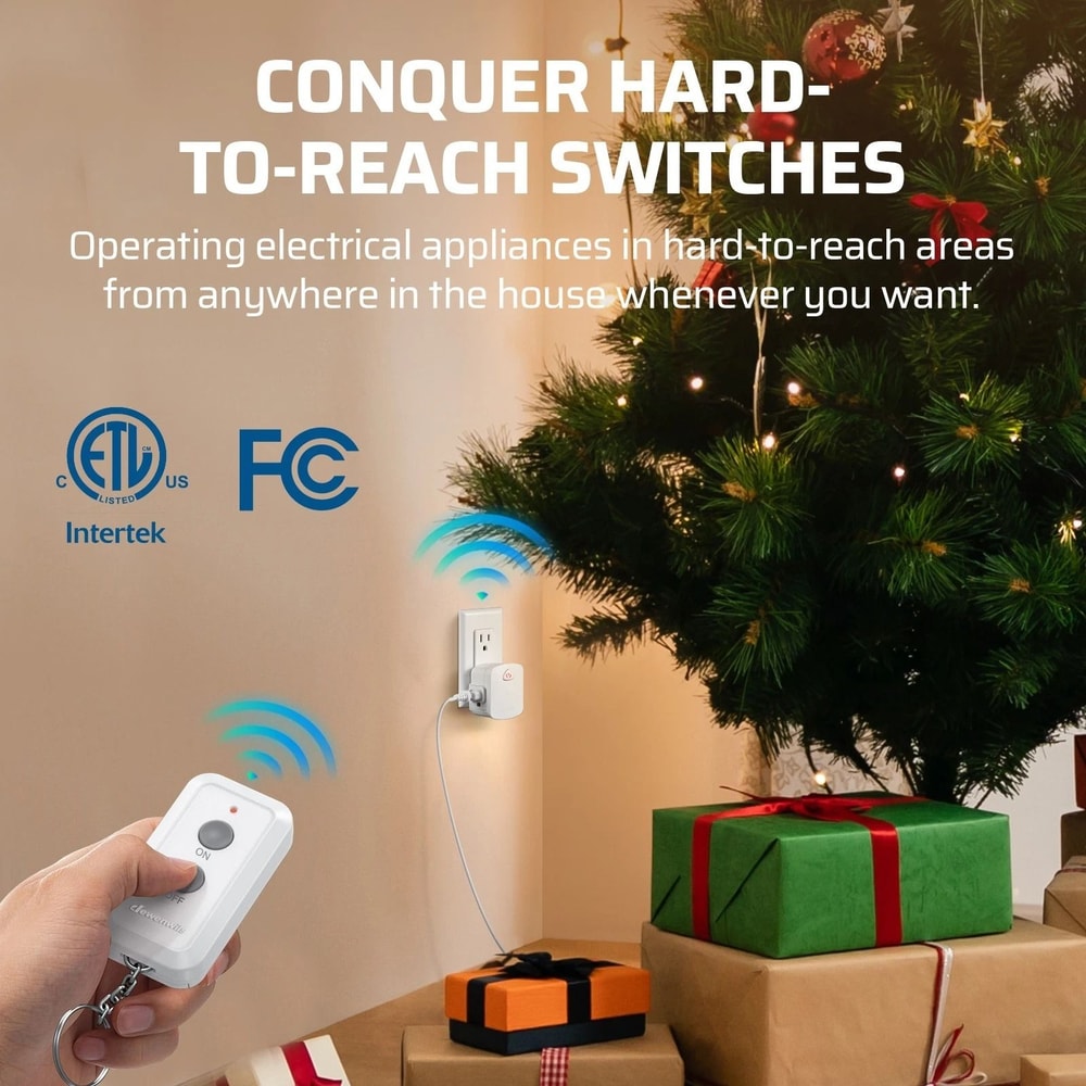 Wireless Remote Light Switch Long Range Outlet Control 5