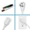 Indoor Flat Plug Extension Cord 14 Gauge Heavy Duty 3 Prong Durable Power Extension For Home And Of 2