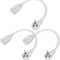 Indoor Flat Plug Extension Cord 14 Gauge Heavy Duty 3 Prong Durable Power Extension For Home And Of 0