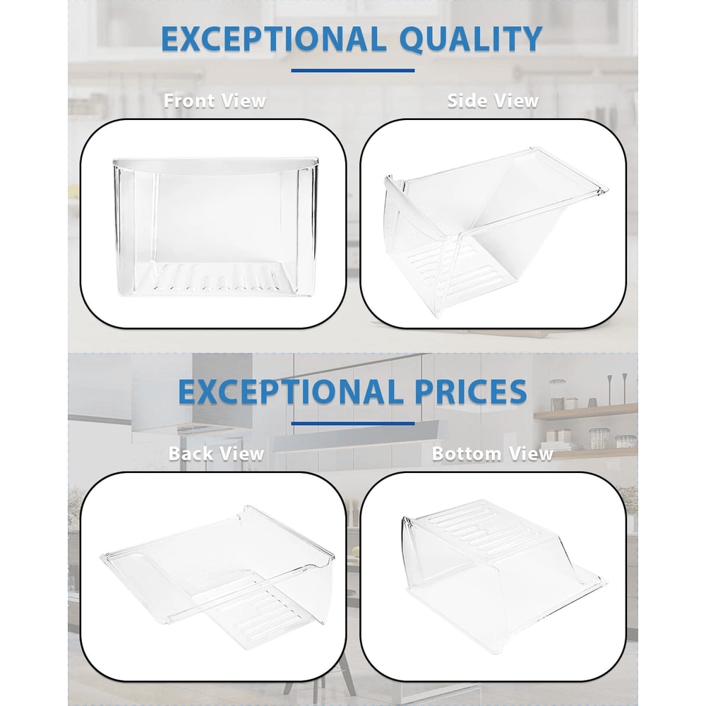 Clear Crisper Drawer For Frigidaire Refrigerators Compatible With Models Durable Storage Solutions 2