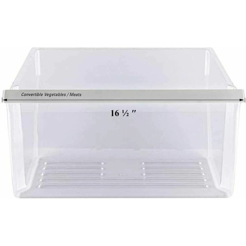Clear Crisper Pan For Whirlpool Refrigerators Compatible Large Capacity Drawer 2