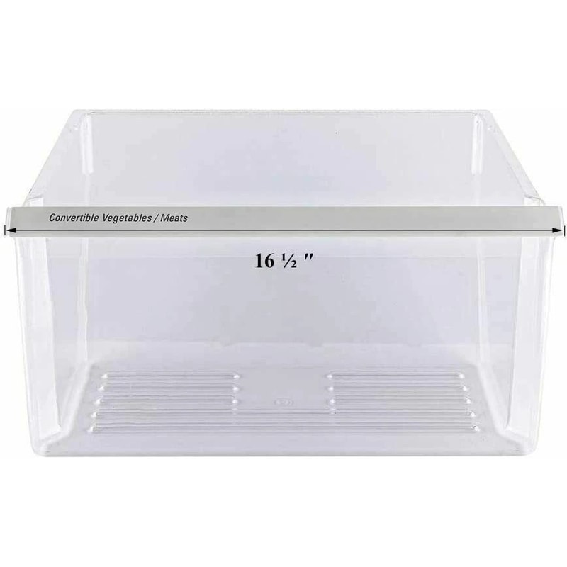 Clear Crisper Pan For Whirlpool Refrigerators Compatible Large Capacity Drawer 2
