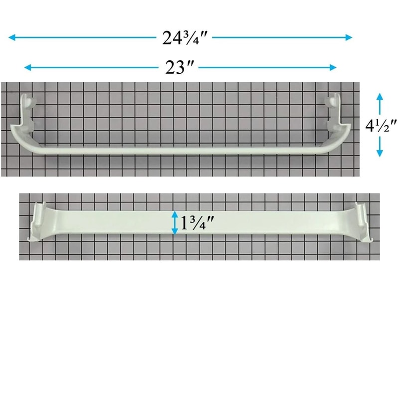 Refrigerator Door Shelf Rack Compatible With Frigidaire White 2