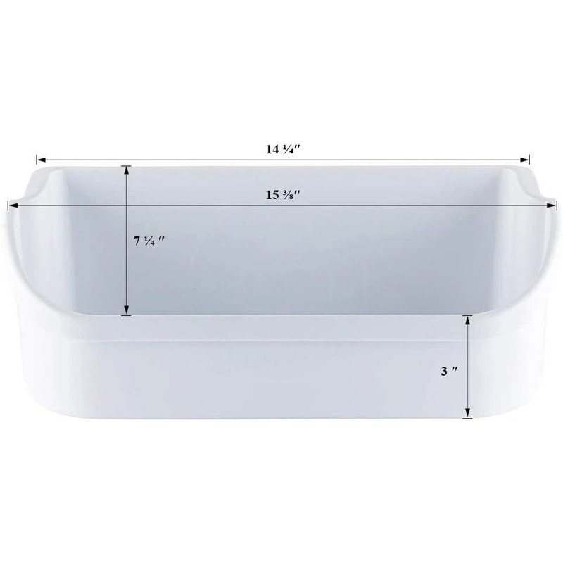 Gallon Door Bin White For Frigidaire Refrigerator Replacement Part 3