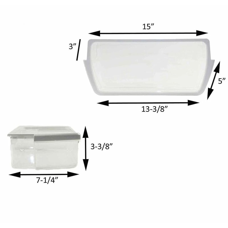 Bin For Whirlpool Refrigerator Replacement Storage Bin Compatible With Whirlpool Models 2