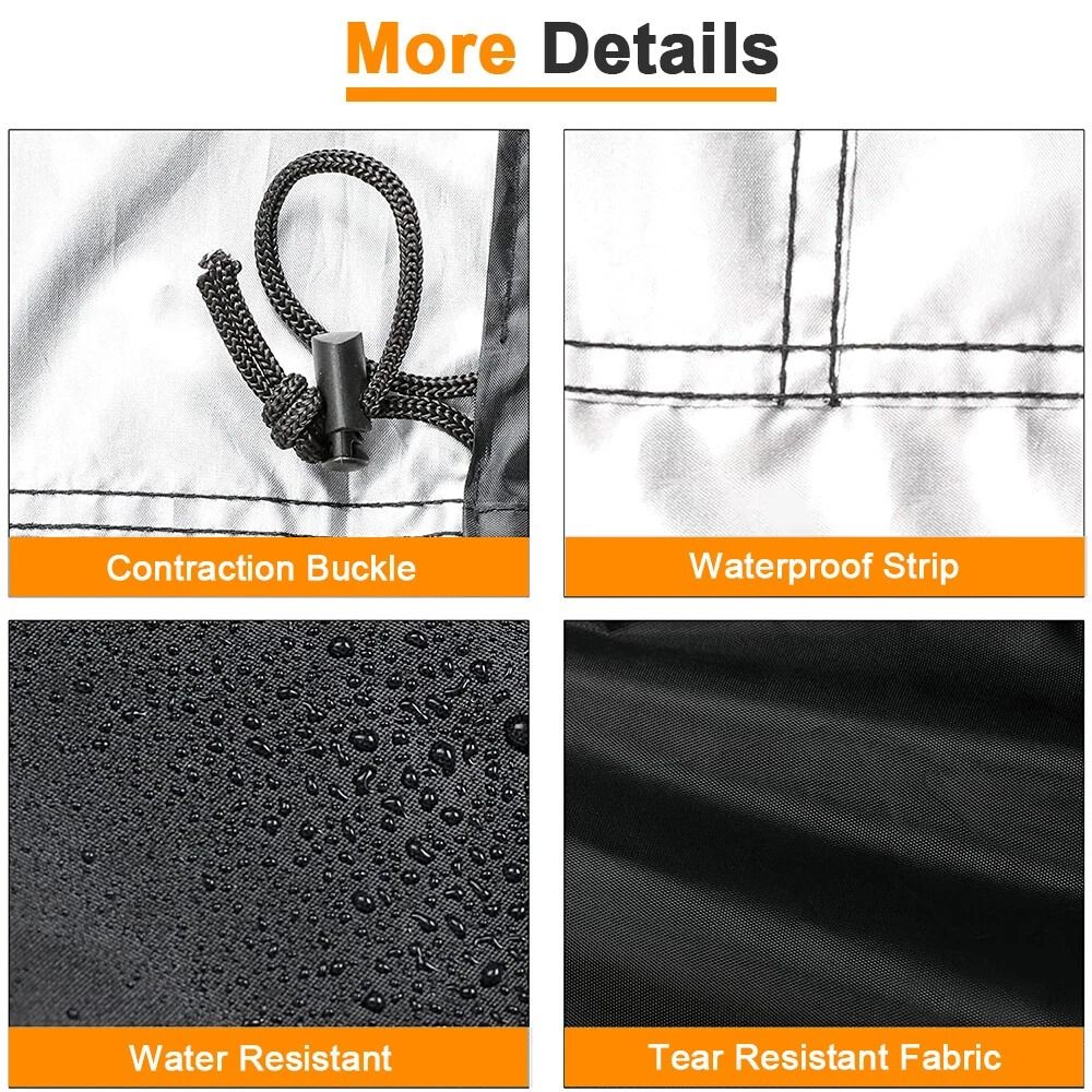 BBQ Grill Cover Heavy Duty Waterproof UV Protection Outdoor Weather Resistant 3