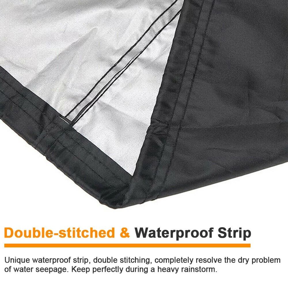 BBQ Grill Cover Heavy Duty Waterproof UV Protection Outdoor Weather Resistant 5