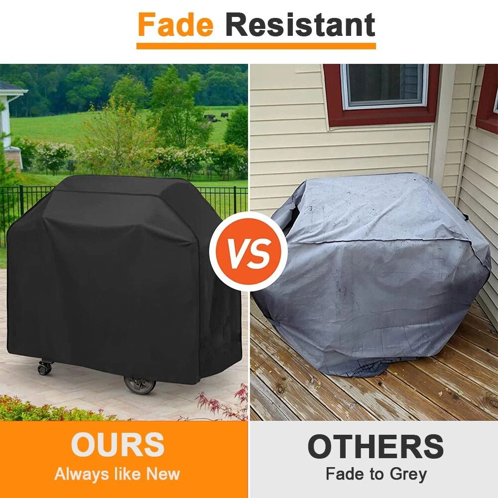 BBQ Grill Cover Heavy Duty Waterproof UV Protection Outdoor Weather Resistant 7