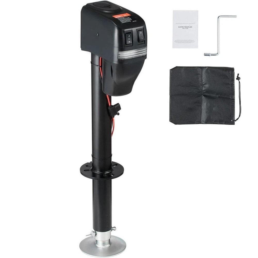 Heavy Duty Electric Trailer Jack RV Tongue Jack With Power Lift 4