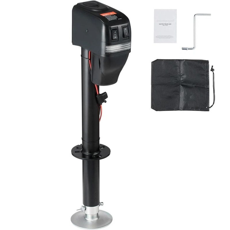 Heavy Duty Electric Trailer Jack RV Tongue Jack With Power Lift 4