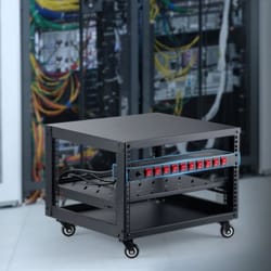 reliable rack mount pdu 10 outlet power distribution unit with surge protection