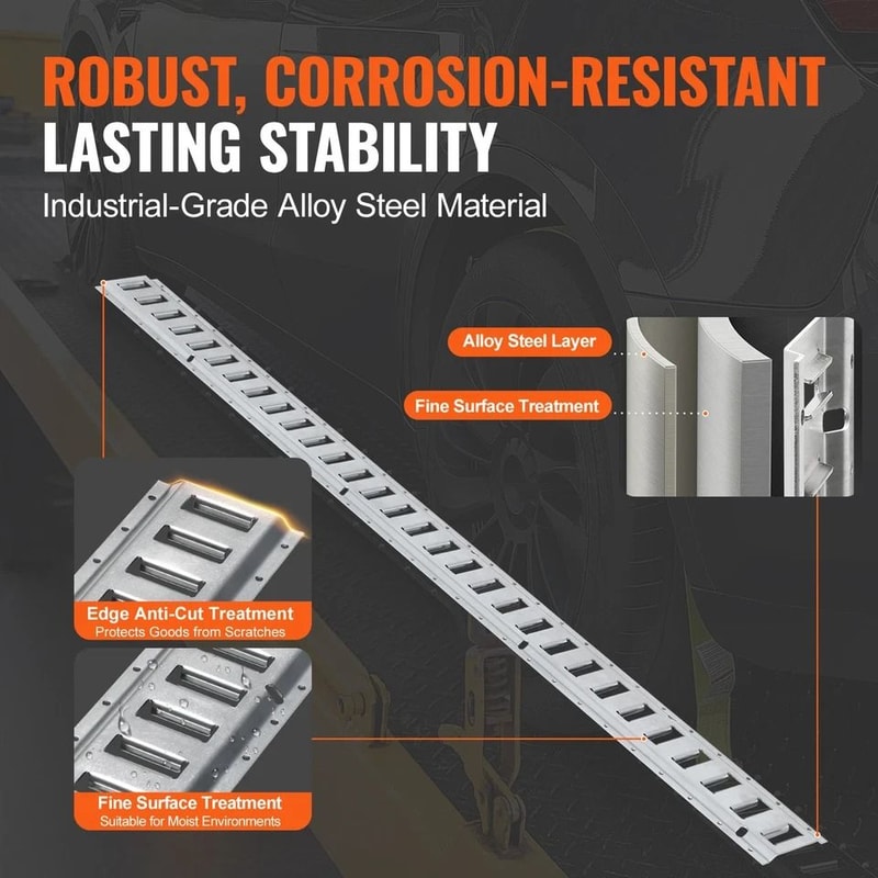 E Track Tie Down Rail Kit For Cargo Trailers E Track Rails With Straps 9