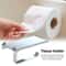 WallMounted Toilet Paper Holder With Mobile Phone Storage Shelf SpaceSaving Bathroom Organizer 2