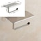 WallMounted Toilet Paper Holder With Mobile Phone Storage Shelf SpaceSaving Bathroom Organizer 7