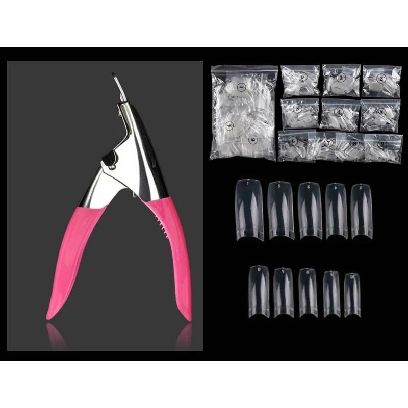 Acrylic Nail Tip Cutter With Spring Mechanism Precision Manicure Tool For Acrylic Nails 1