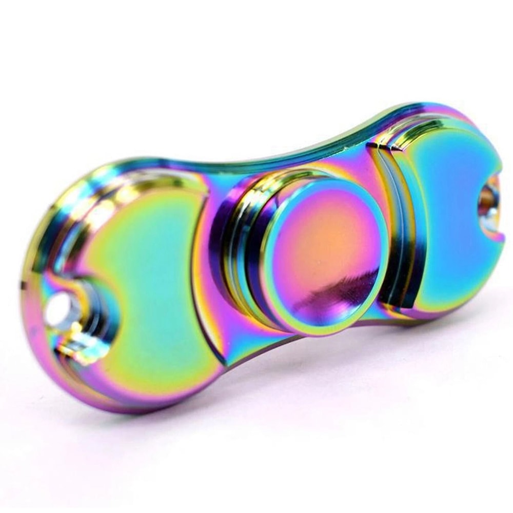 Rainbow Fidget Spinner Ball EDC Desk Toy For Focus ADHD Stress Relief 3