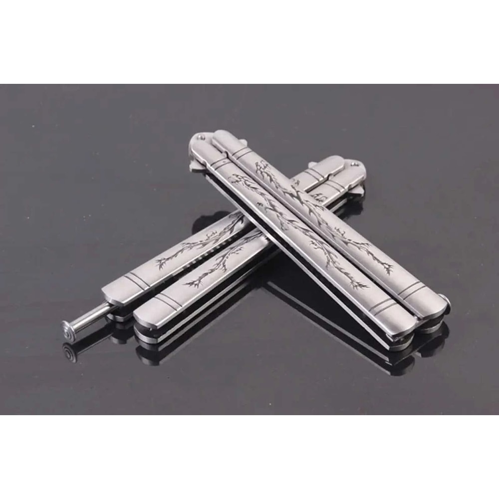 Dragon Butterfly Trainer Stainless Steel Knife For Practice Safe Training Tool For Beginners And Pr