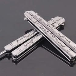 dragon butterfly trainer stainless steel knife for practice safe training tool for beginners and pros