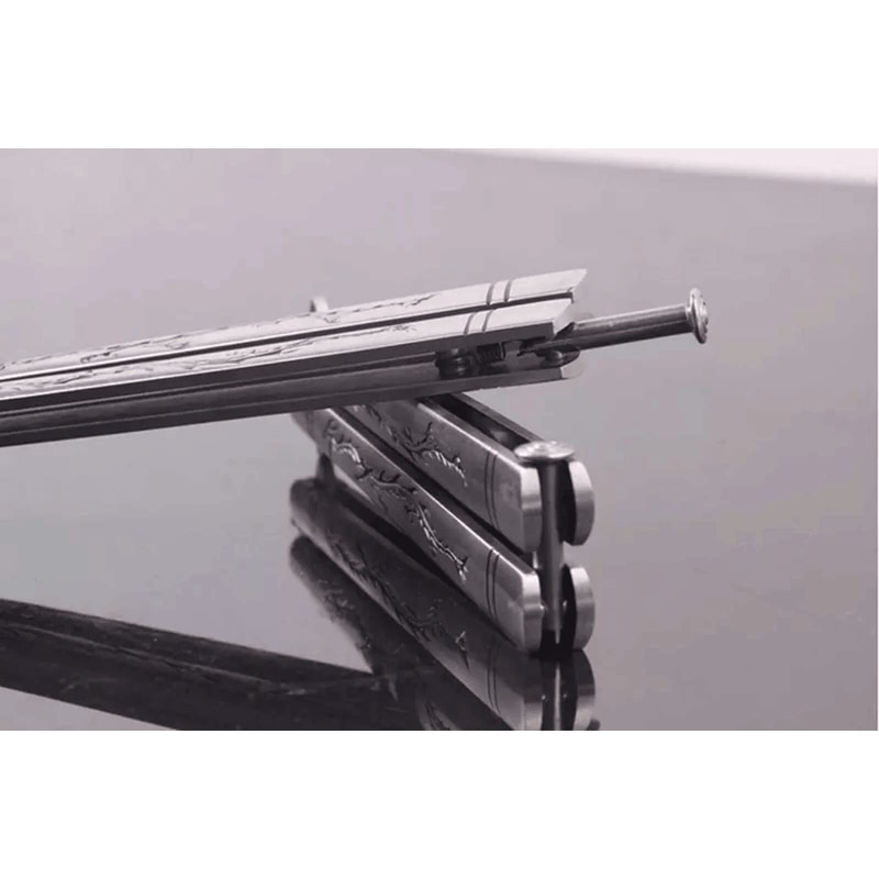 Dragon Butterfly Trainer Stainless Steel Knife For Practice Safe Training Tool For Beginners And Pr