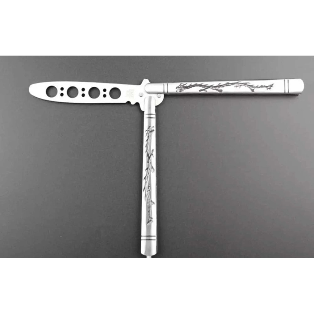 Dragon Butterfly Trainer Stainless Steel Knife For Practice Safe Training Tool For Beginners And Pr