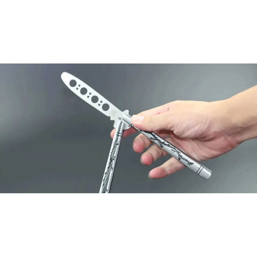 Dragon Butterfly Trainer Stainless Steel Knife For Practice Safe Training Tool For Beginners And Pr