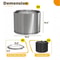 Smokeless Fire Pit Portable Wood Burning Outdoor Firepit For Camping Stainless Steel 2