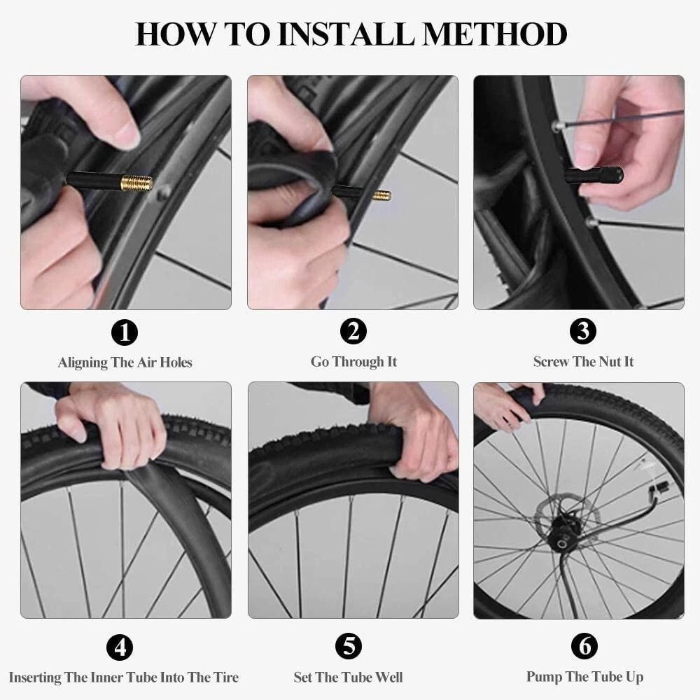 Bike Inner Tubes Premium Quality Rubber Tires For BMX Mountain Road Bikes 2