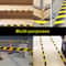 Yellow And Black Hazard Marking Safety Vinyl Floor Tape 6Mil 36yd For High Visibility Areas 1