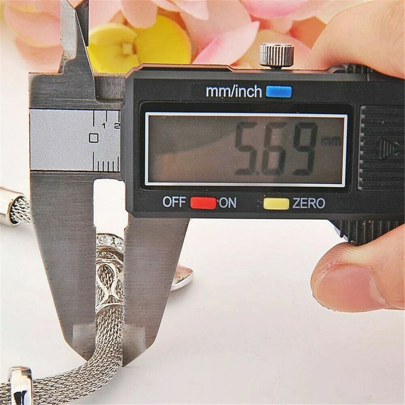 Elegant Women Silver Bangle Bracelet Watch With Crystal Detailing 3