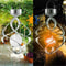 Solar Powered Wind Chimes LED Spiral Spinner Lamp Colour Changing Hanging Light For Outdoor Decor 5