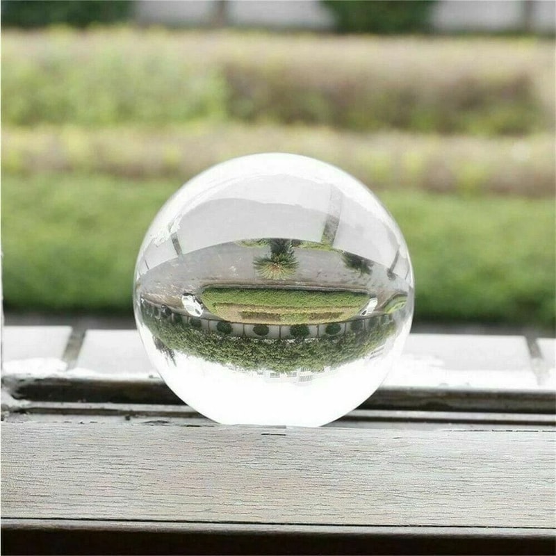 Clear Photography Crystal Ball Sphere With Stand Lens Photo Decoration For Photography Enthusiasts 1