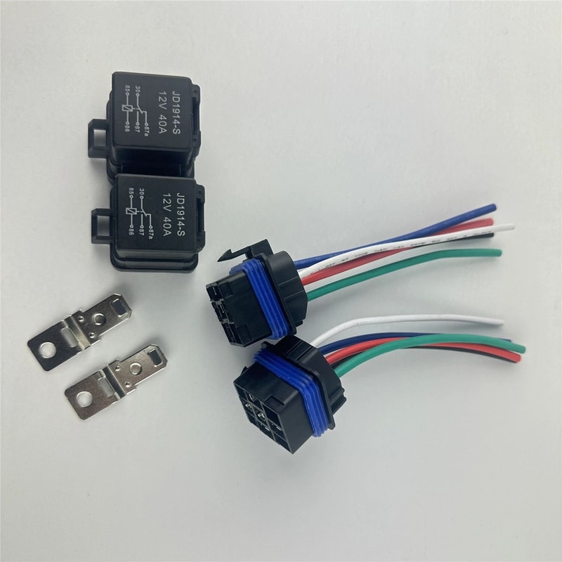 Waterproof Automotive Relay Switch Harness Socket SPDT For Car Electrical Systems 1
