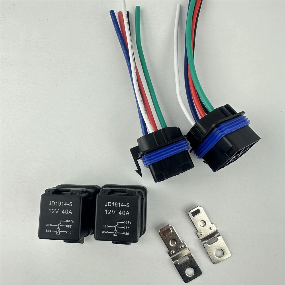 Waterproof Automotive Relay Switch Harness Socket SPDT For Car Electrical Systems 4