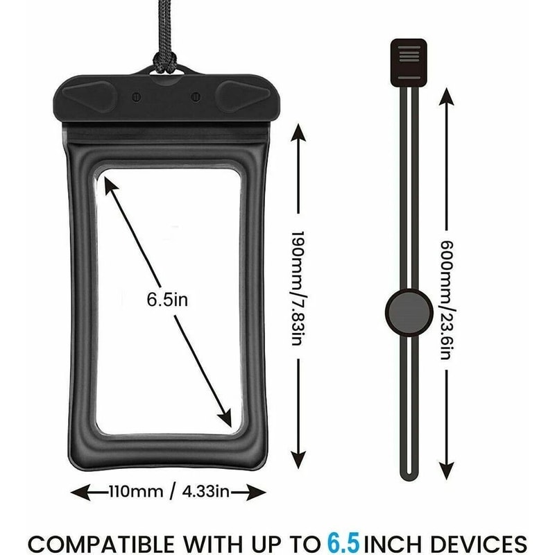 Waterproof Floating Pouch Case For IPhone Universal Dry Bag For Phones With Touchscreen Functionali 1