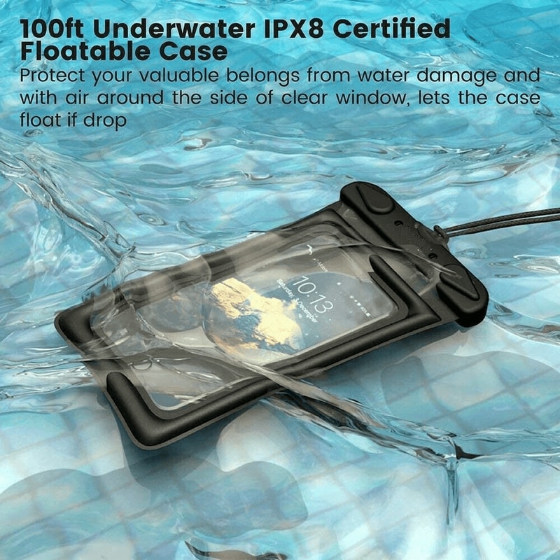 Waterproof Floating Pouch Case For IPhone Universal Dry Bag For Phones With Touchscreen Functionali 3