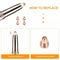 Eyebrow Trimmer Replacement Heads For Finishing Touch Flawless Precision Hair Remover 1