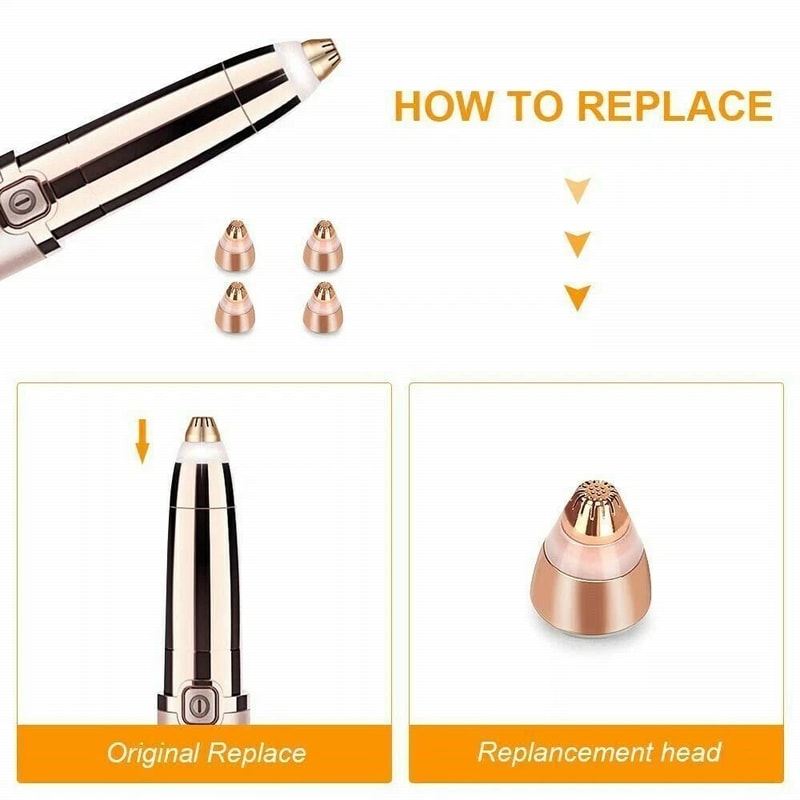 Eyebrow Trimmer Replacement Heads For Finishing Touch Flawless Precision Hair Remover 1